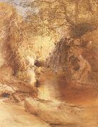 A Cascade in Shadow Samuel Palmer